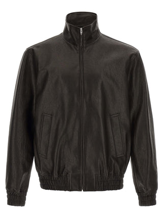 Black Calfskin Leather Jacket
