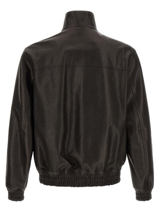 Black Calfskin Leather Jacket
