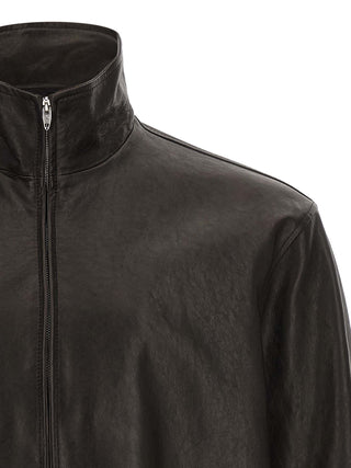 Black Calfskin Leather Jacket