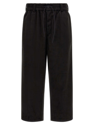 Black Recycled Polyester Joggers (Workout Pants)