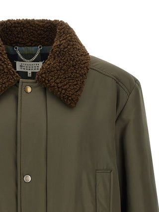 Bicolor Polyester Parka