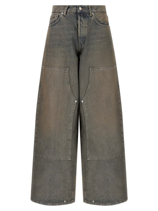Blue Cotton Relaxed Fit Jeans