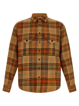 Blusa naranja de marabú