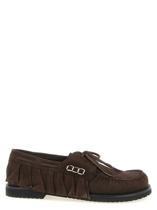 Brown Suede Leather Moccassin