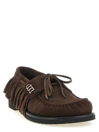Brown Suede Leather Moccassin