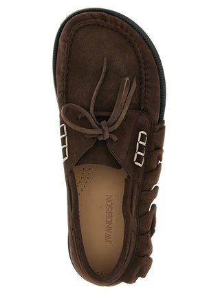 Brown Suede Leather Moccassin