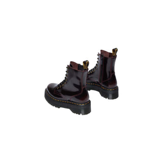 Bordeaux Leather Ankle Boots