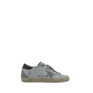 White Goatskin Low Top Sneakers