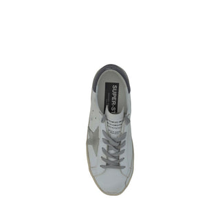 White Goatskin Low Top Sneakers