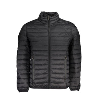 Chaqueta negra de poliamida para hombre