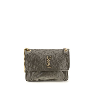 Bicolor Calf Leather Bos Taurus Shoulder Bag