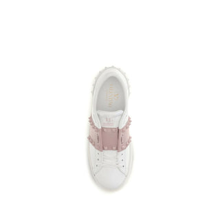 White Calf Leather Bos Taurus Low Top Sneakers