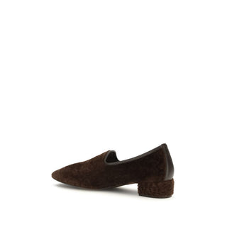 Brown Calf Leather Bos Taurus Slip-On Loafers