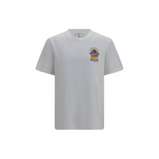 Camiseta de algodón blanca