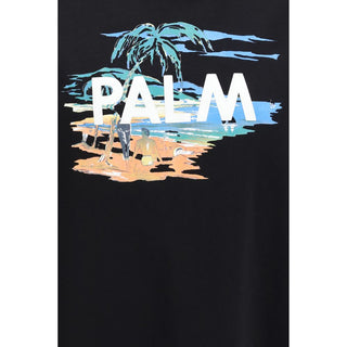 Camiseta de algodón negro