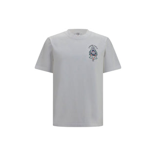 Camiseta de algodón blanca