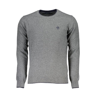 Suéter gris de tela para hombre