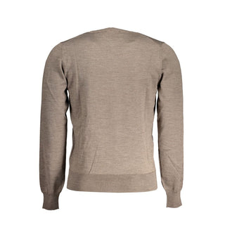 Brown Wool Men's Sweater