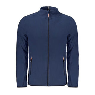 Sudadera para hombre de poliéster azul