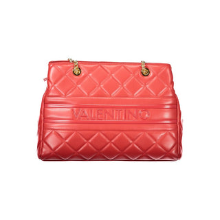 Rosso Polyurethane Women's Bag with Chain and Zip Closure