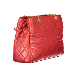 Rosso Polyurethane Women's Bag with Chain and Zip Closure