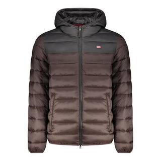 Chaqueta para hombre de poliamida marrón