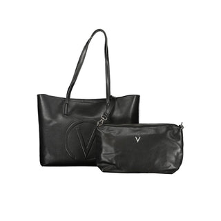Nero Poliuretano Women's Bag with Adjustable Strap