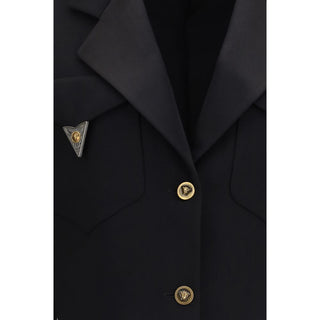 Black Wool Oves Aries Blazer