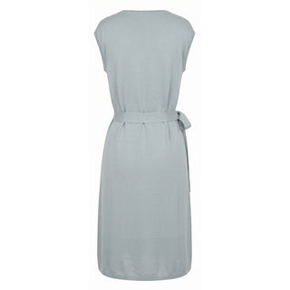Grey Silk Women Dress