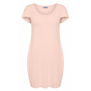 Vestido de algodón rosa para mujer