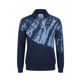 Suéter azul de algodón para hombre