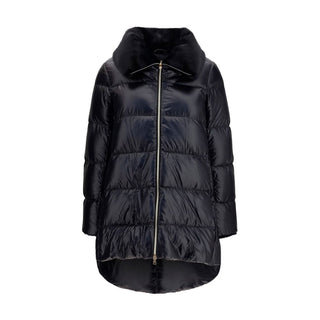 Black Goose Down Full-Length Jacket