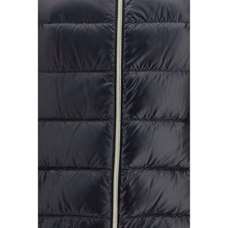 Black Polyamide Full-Length Jacket