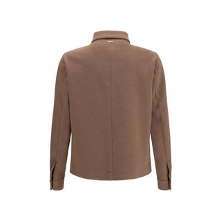 Brown Polyester Jacket