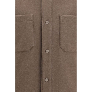 Brown Polyester Jacket