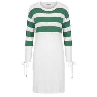 Vestido de algodón blanco para mujer
