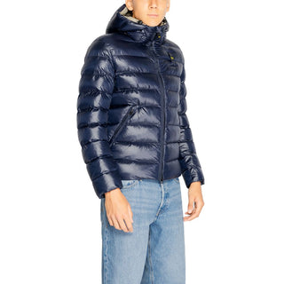 Chaqueta con caparazón de poliéster azul