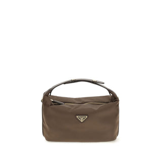 Brown Recycled Polyamide Handbag