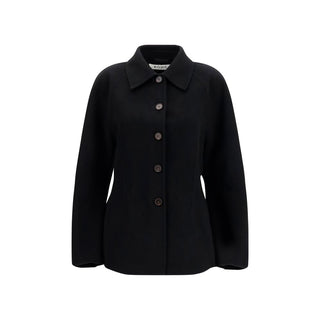 Black Wool Oves Aries Full-Length Jacket