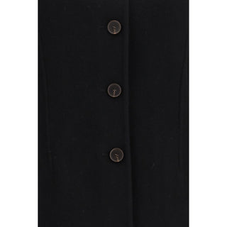 Black Wool Oves Aries Full-Length Jacket