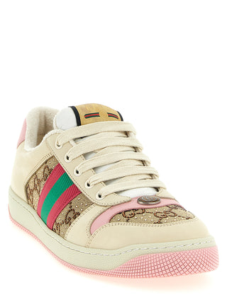 Zapatillas bajas multicolor de piel de becerro