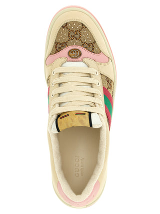 Zapatillas bajas multicolor de piel de becerro