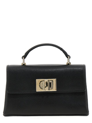 Black Leather Crossbody Bag