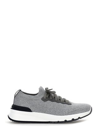 Zapatillas deportivas de algodón gris  