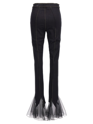Black Cotton Slim Fit Jeans