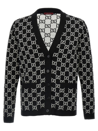Bicolor Wool Cardigan