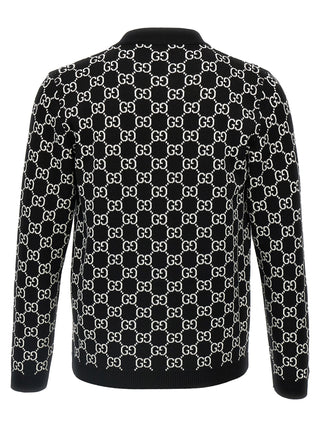 Bicolor Wool Cardigan