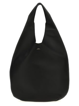 Black Calfskin Shoulder Bag