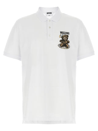 White Cotton Polo Shirt