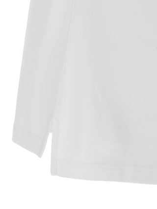 White Cotton Polo Shirt